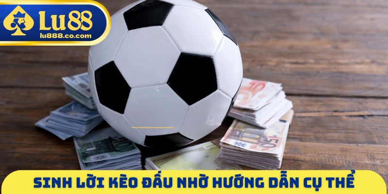 Sinh lời kèo đấu nhờ hướng dẫn cụ thể