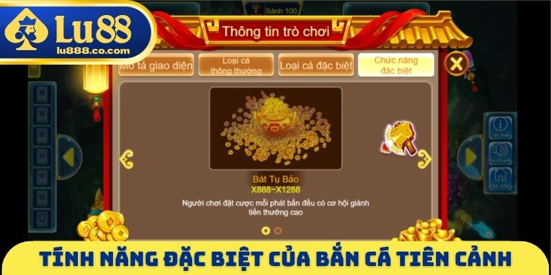 Tính năng đặc biệt của bắn cá tiên cảnh